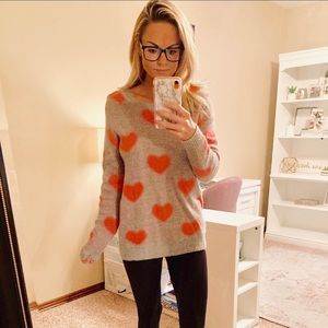 💞Forever 21 Heart Sweater 💞
